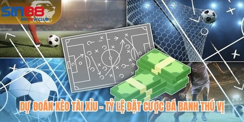 Dự đoán kèo tài xỉu - tỷ lệ đặt cược đá banh thú vị